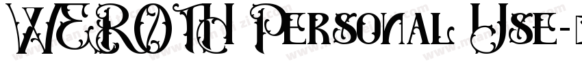 WEROTH Personal Use字体转换